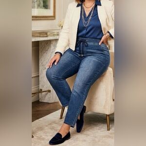 Democracy Women's Dark Blue Ankle Jeans